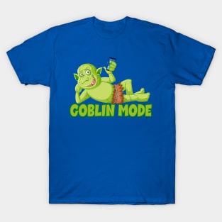 Goblin mode trolling the internet slobbing around evil remarks T-Shirt